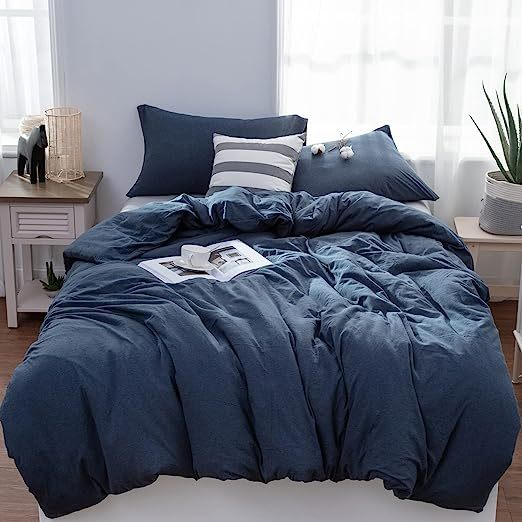 Capa Edredom Duvet Casal Padrao Lisa com Ziper 400 Fios Confort Promoção