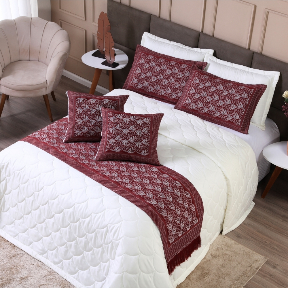 Kit Cobre Leito Casal Queen 6 Peças Thaeme – 2,60m x 2,50m