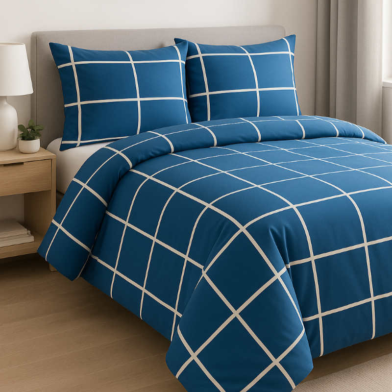 Capa de Edredom Duvet Super King Lisa ou Estampada 400 Fios Confort