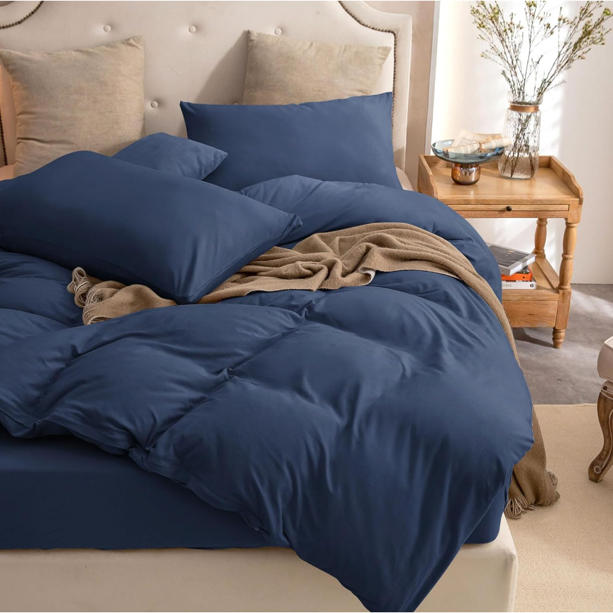 Capa de Edredom Duvet Super King Lisa ou Estampada 400 Fios Confort