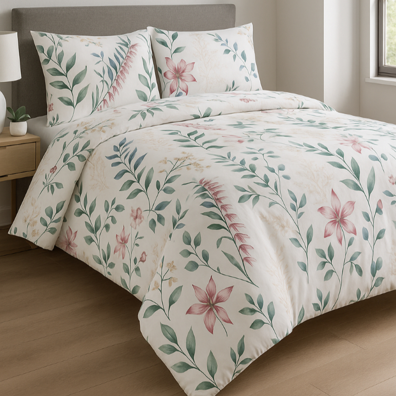 Capa de Edredom Duvet Super King Lisa ou Estampada 400 Fios Confort