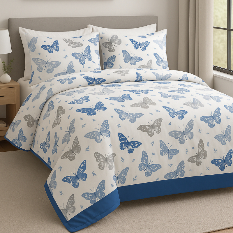 Capa de Edredom Duvet Super King Lisa ou Estampada 400 Fios Confort