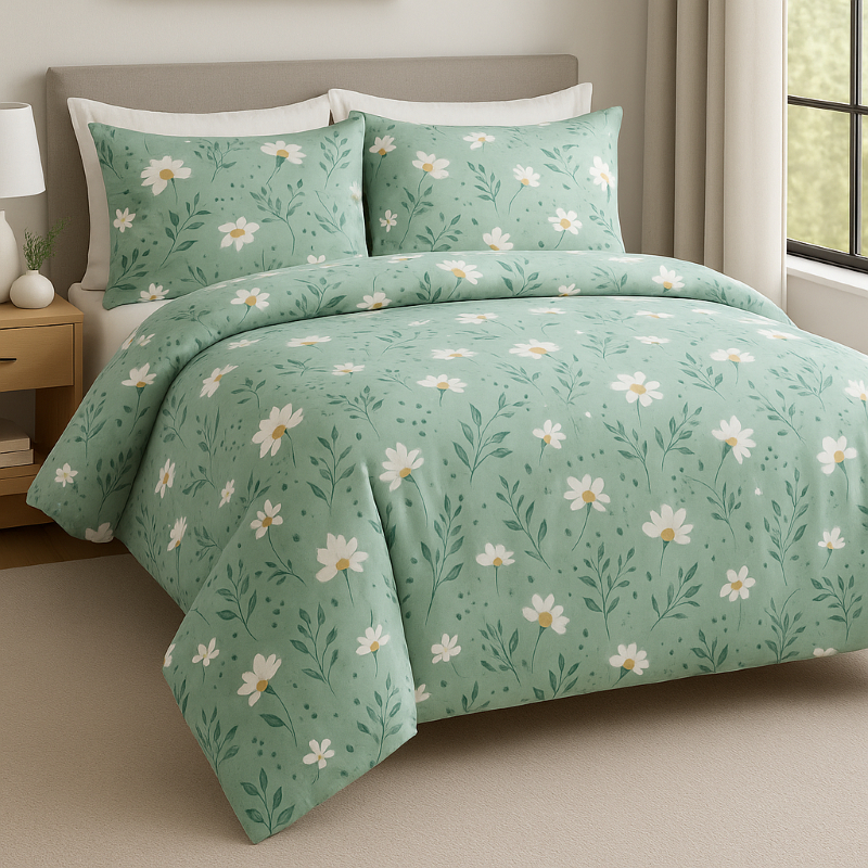 Capa de Edredom Duvet Super King Lisa ou Estampada 400 Fios Confort