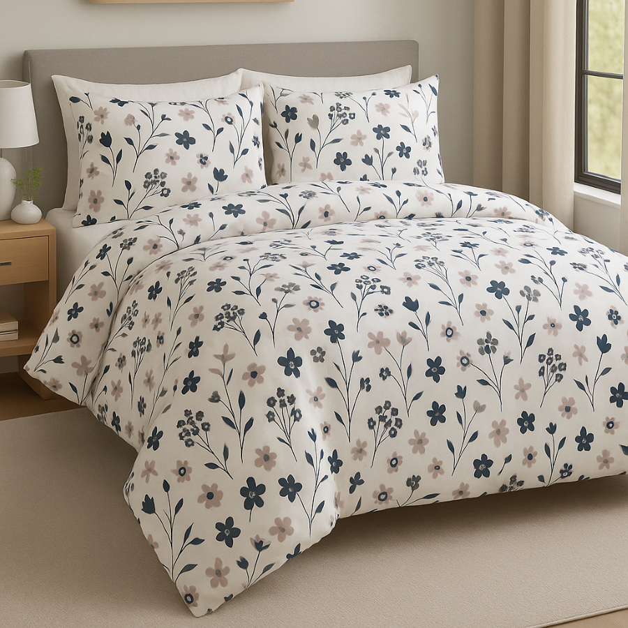 Capa de Edredom Duvet Super King Lisa ou Estampada 400 Fios Confort
