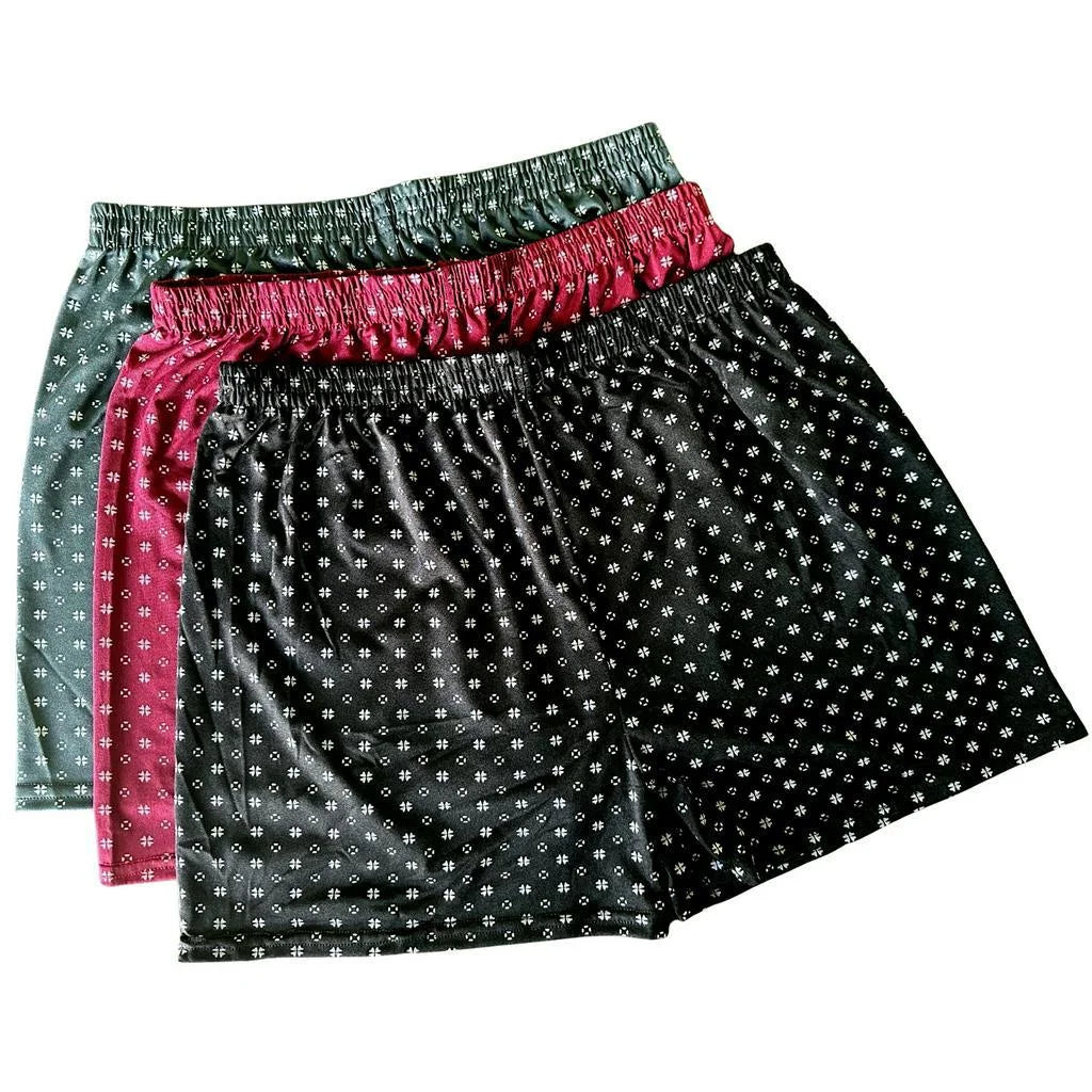 Kit Pijama Cueca Samba Canção Masculino Estampado