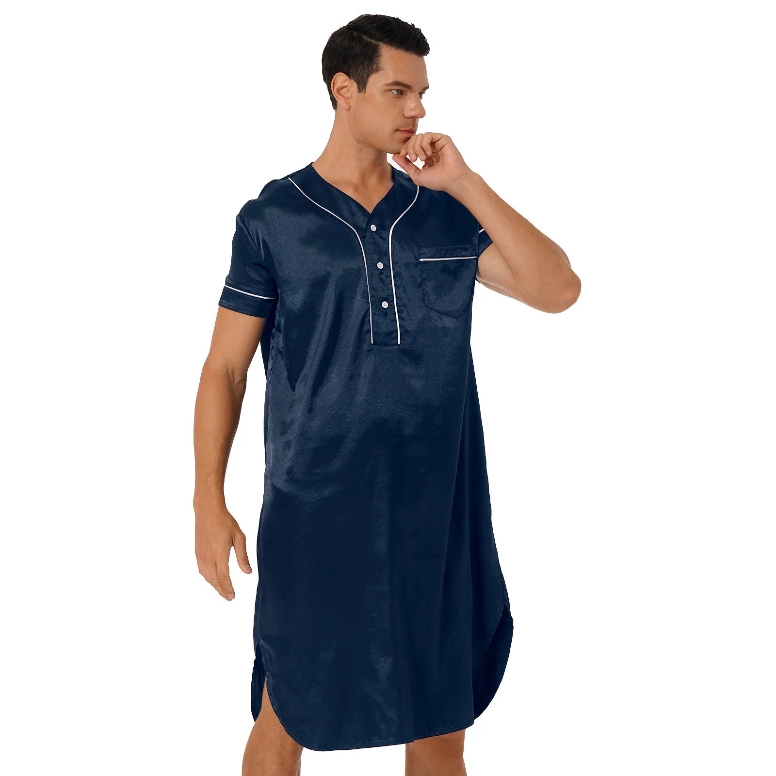 Pijamão Masculino Robes Cetim | Toque de Seda