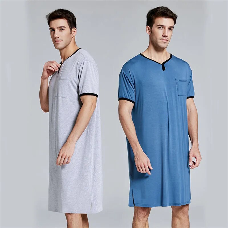 Pijamão Masculino Robes Casual | Conforto e Estilo para Noites Aconchegantes