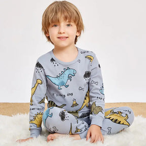 Pijama Infantil de Manga Longa Unissex para Inverno