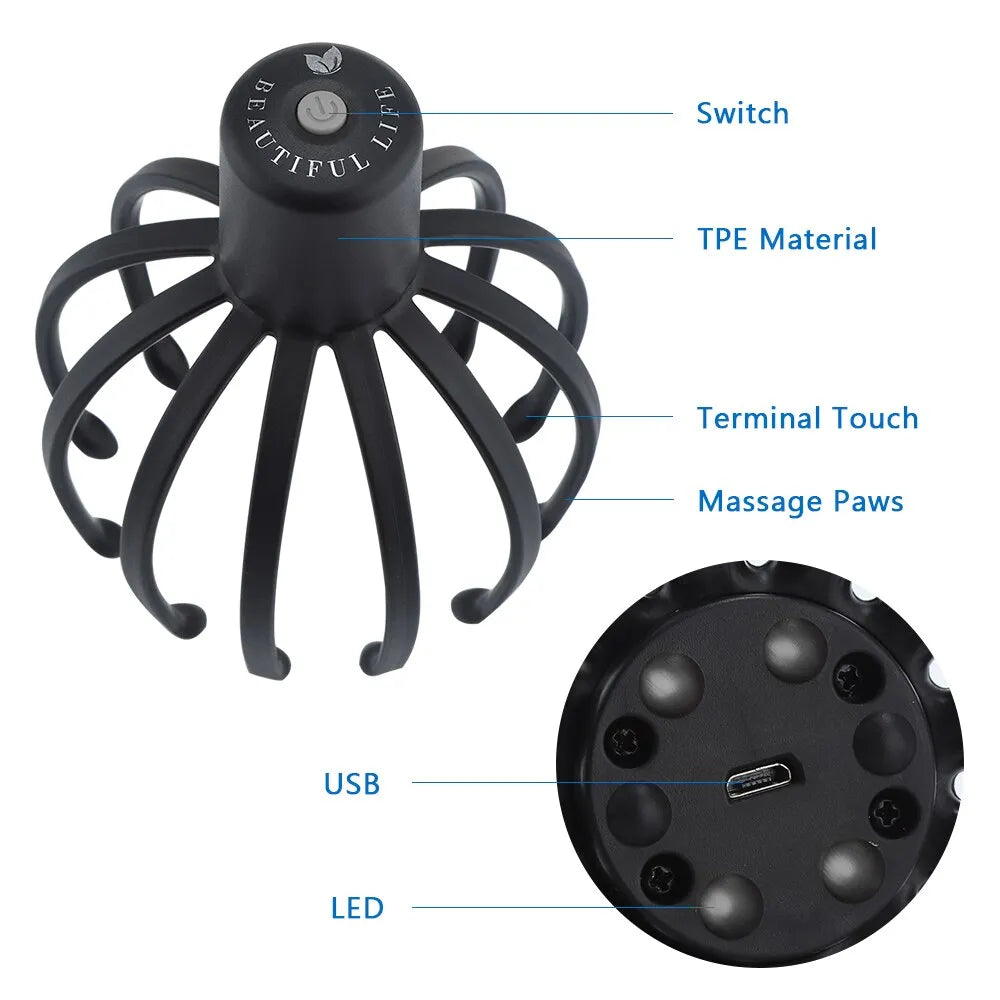 Massageador Elétrico Estilo Octopus | Massagem Revigorante