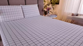 Jogo De Lençol Queen 3 Peças 200 Fios para Cama Box Toque Macio Várias Estampas