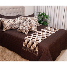 Kit Cobre Leito Casal Queen 6 Peças Thaeme – 2,60m x 2,50m
