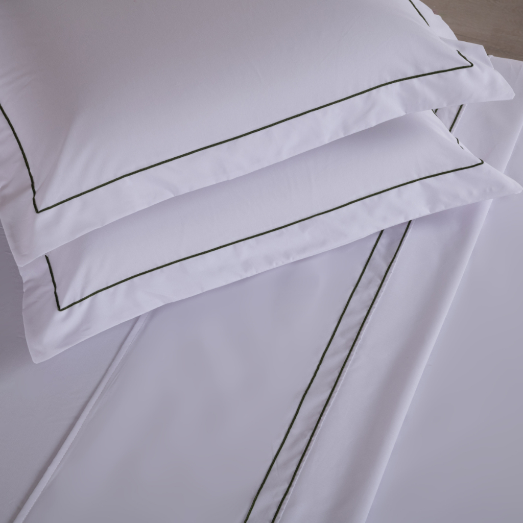 Jogo De Cama Casal 3 Peças 180 Fios Soutache