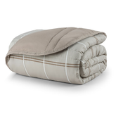 Edredom Casal Queen Size Micropercal 200 Fios 2.40m x 2.20m Grid